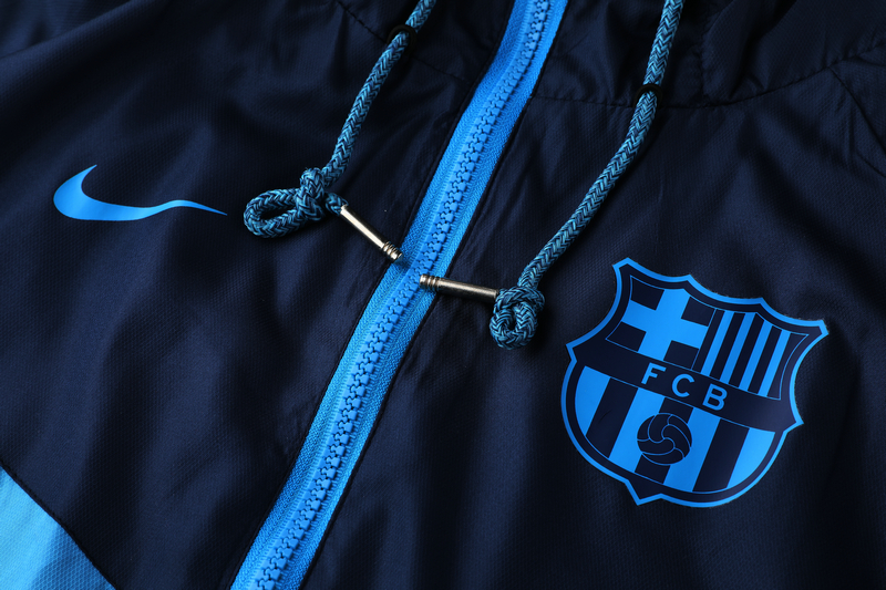 2019-20 Barcelona Light Blue Woven Windrunner